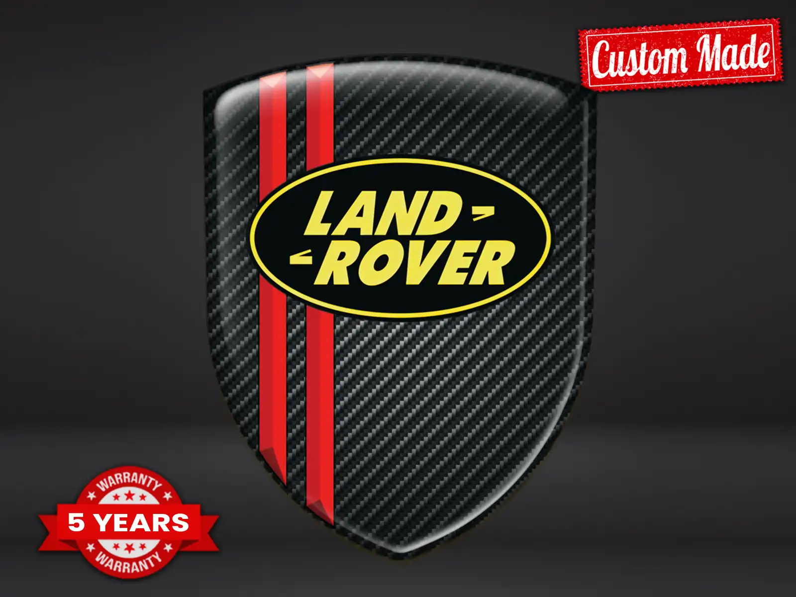 Land Rover Personalized Car Emblems Modern Style Max Durable